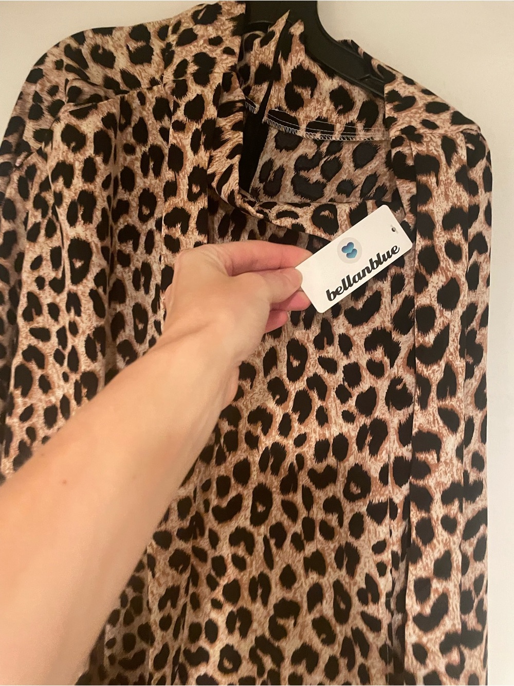 BellanBlue Leopard Tie-Waist Maxi Skirt - Brown & Black - Picture 4 of 8